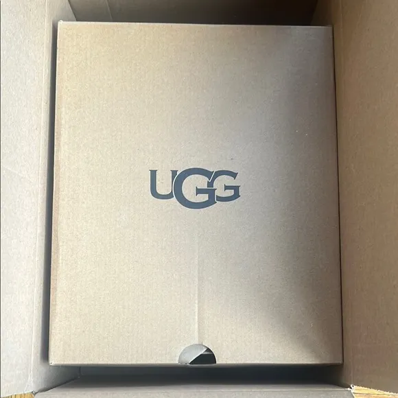 Brand New Size 7 Black Suede UGG Ankle Boots with Cozy Lining