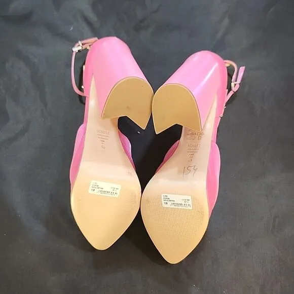 BRAND NEW SCHUTZ ELYSEE PLATFORM SEXY HIGH HEELS  POINTED-TOES CHUNKY PUMPS