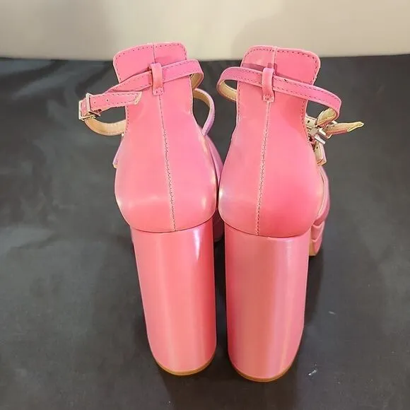 BRAND NEW SCHUTZ ELYSEE PLATFORM SEXY HIGH HEELS  POINTED-TOES CHUNKY PUMPS