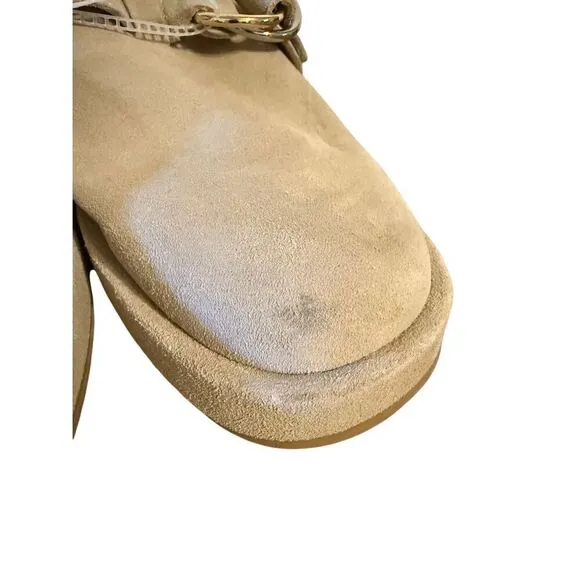 Brand New Dolce Vita Astor Dune Suede Flats Slip On Size 12 Women’s Sandals