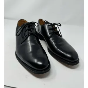 Brand New Express Men’s Size 10.5 Black Genuine Leather Dress Oxford Shoes $150