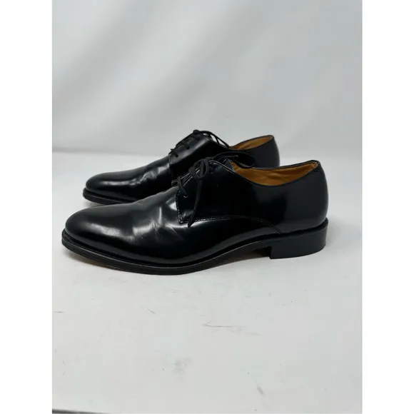 Brand New Express Men’s Size 10.5 Black Genuine Leather Dress Oxford Shoes $150