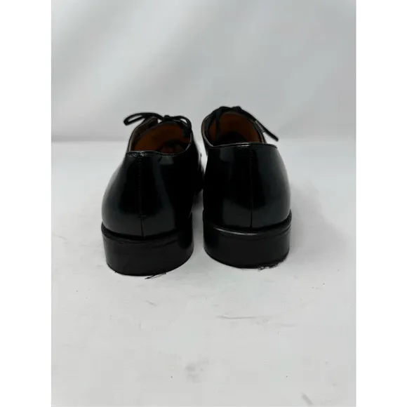 Brand New Express Men’s Size 10.5 Black Genuine Leather Dress Oxford Shoes $150