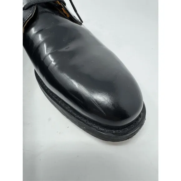Brand New Express Men’s Size 10.5 Black Genuine Leather Dress Oxford Shoes $150