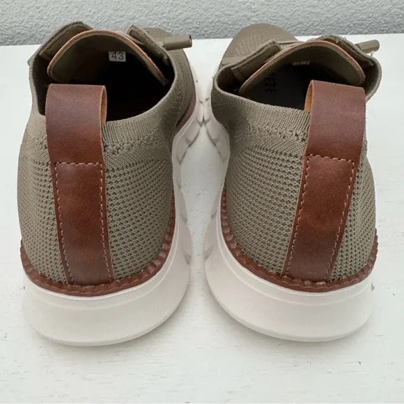 Breeze Urban Ultra Comfortable Slip On Loafers Shoes Brown Size 9 NEW