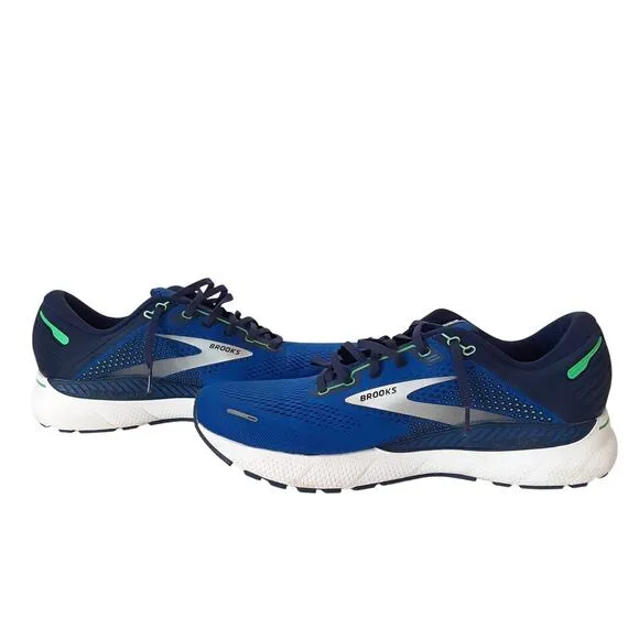 Brooks Adrenaline GTS 22 Mens Running Shoes Blue Mesh Training Sneakers Men 12.5
