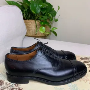 Brooks Brothers Black Oxford Leather Shoes