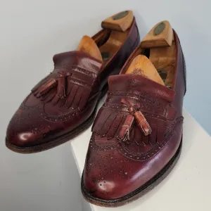 Brooks Brothers Brown Leather Tassel Loafers Size 11