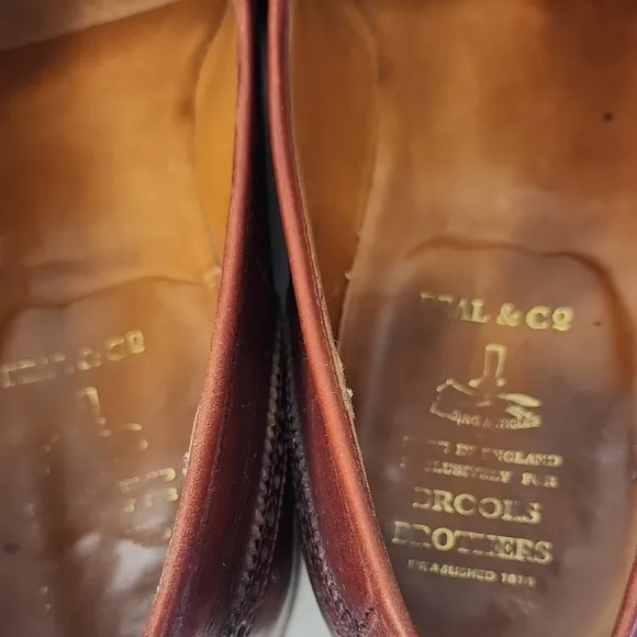 Brooks Brothers Brown Leather Tassel Loafers Size 11