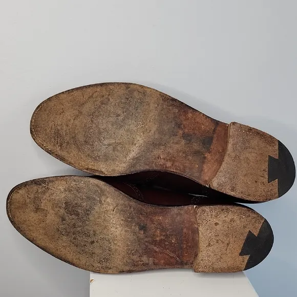 Brooks Brothers Brown Leather Tassel Loafers Size 11