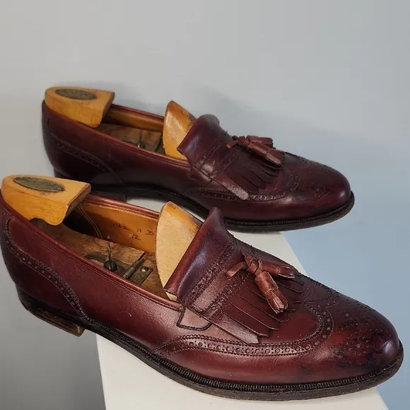 Brooks Brothers Brown Leather Tassel Loafers Size 11