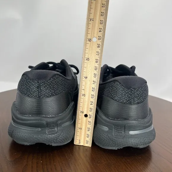 Brooks Ghost Max Shoe Women 9.5 2E Extra Wide Black Athletic Sneaker 1203952E020