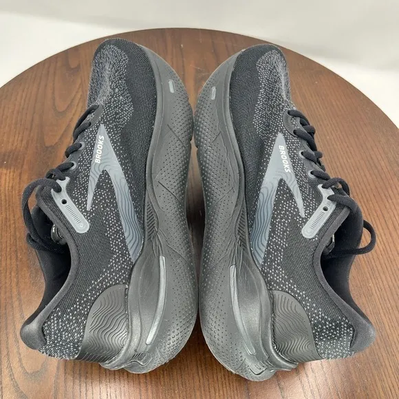 Brooks Ghost Max Shoe Women 9.5 2E Extra Wide Black Athletic Sneaker 1203952E020