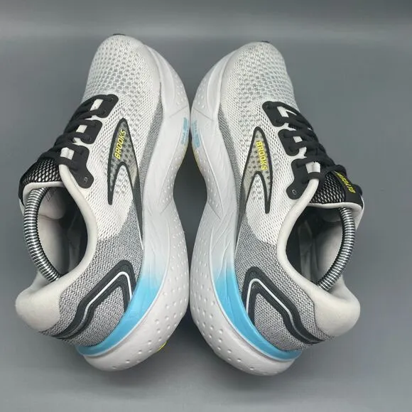 Brooks Glycerin 21 Mens 11.5 Gray Coconut Forged Iron Athletic Sneakers Lace Low