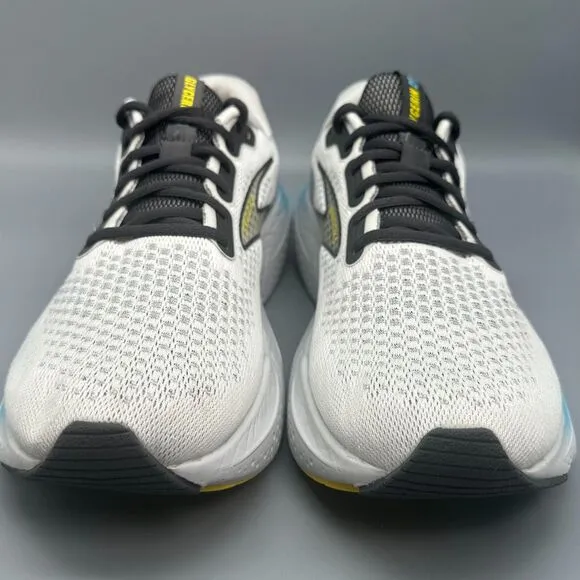 Brooks Glycerin 21 Mens 11.5 Gray Coconut Forged Iron Athletic Sneakers Lace Low