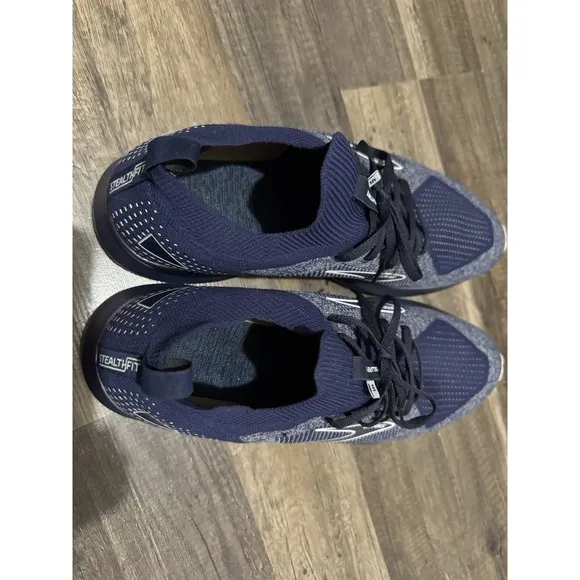 Brooks Levitate 5 Stealth Fit Running Shoes - Men's 15 D‎ - Navy Blue &amp; White