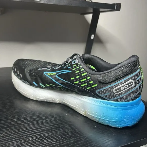 Brooks Mens Glycerin 20 1103821D006 Black Running Shoes Sneakers Size 15 D