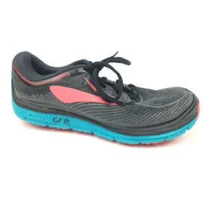 Brooks Womens Pure Grit 6 1202481B014 Black Running Shoes Sneakers Size 9 Medium