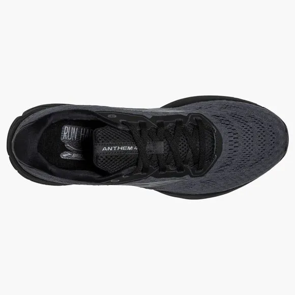 Brooks Anthem 4 110353-1D-071 Sneakers Men's US 8.5 Black Running Shoes EEE1304