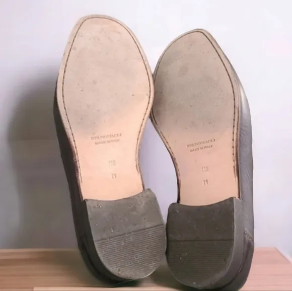 BRUNO MAGLI Vtg Pittore Horsebit Brown Leather Loafers 11.5 Flats Dress Shoes