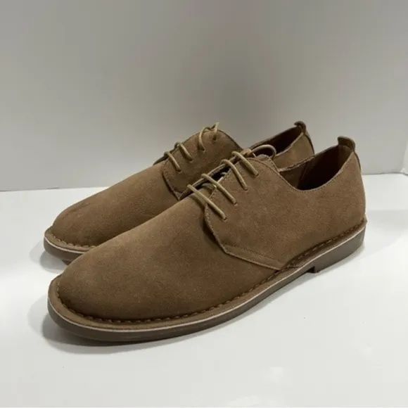 Bruno Marc Men’s Suede Loafers Shoes sz 12 Tan NEW #F931