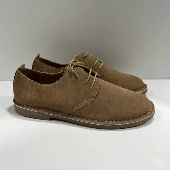 Bruno Marc Men’s Suede Loafers Shoes sz 12 Tan NEW #F931