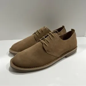 Bruno Marc Men’s Suede Loafers Shoes sz 12 Tan NEW #F931