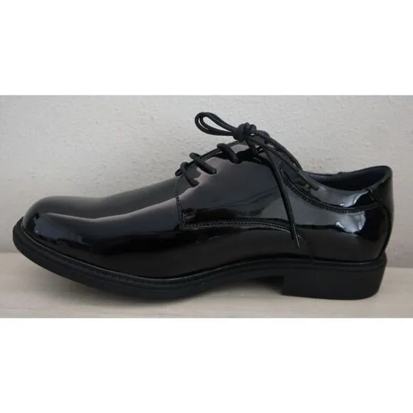 Bruno Marc Men's Sz 9.5 Black Patent Downing-02 Formal Lace-Up Dress Shoes