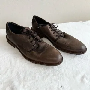 Bullboxer Brown Lace Up Mens Dress Derby Shoes 44