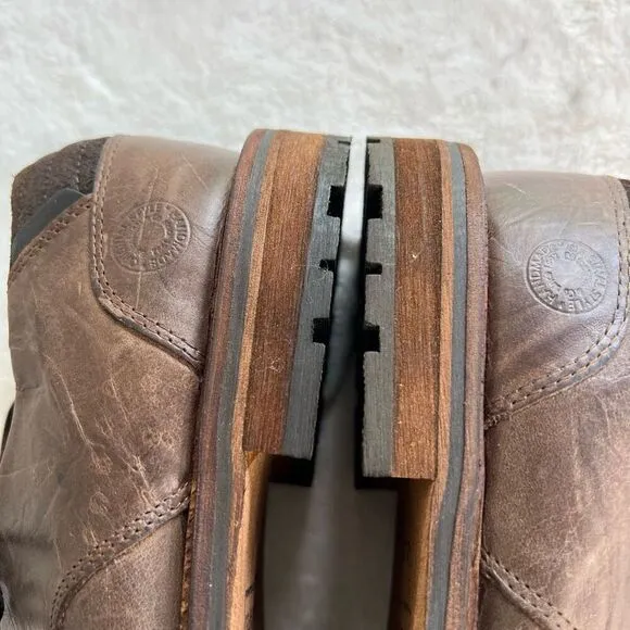 Bullboxer Brown Lace Up Mens Dress Derby Shoes 44