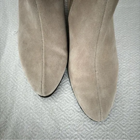 Bundle of 2 Sole Society So-Deannah Mid Calf Slouchy Tan Wedge Boots,  Size 5