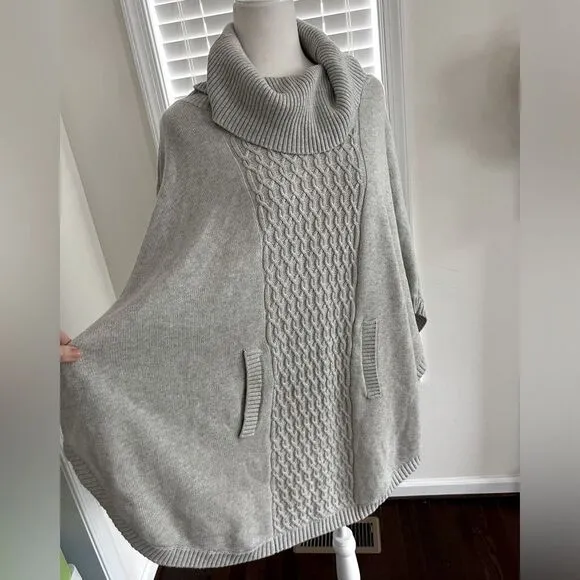 Cabi Cowl Neck Poncho size large