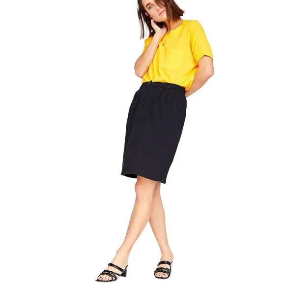 CALLAHAN Anthropology Knit Skirt Pencil Knitwear Stevie Pockets Woman's Large