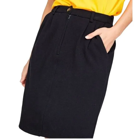 CALLAHAN Anthropology Knit Skirt Pencil Knitwear Stevie Pockets Woman's Large