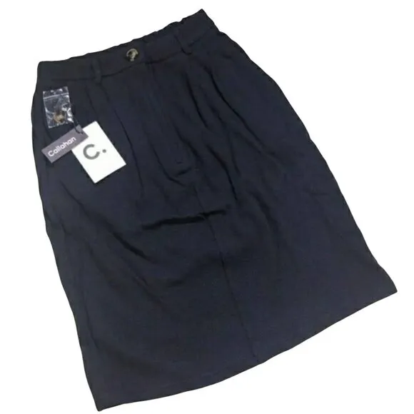 CALLAHAN Anthropology Knit Skirt Pencil Knitwear Stevie Pockets Woman's Large