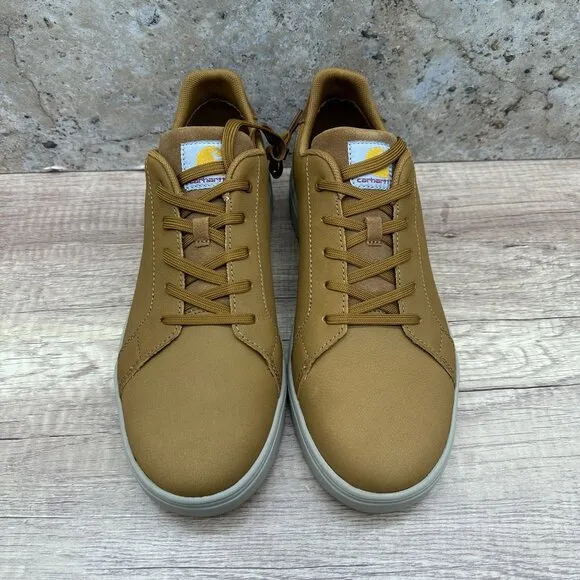 Carhartt Mens Detroit Leather Sneakers Athletic Shoes Brown Size 12M FC2134-M