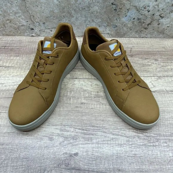 Carhartt Mens Detroit Leather Sneakers Athletic Shoes Brown Size 12M FC2134-M