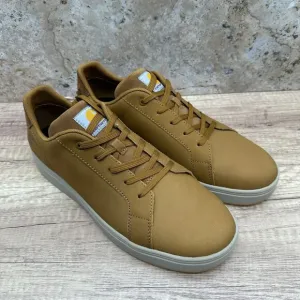 Carhartt Mens Detroit Leather Sneakers Athletic Shoes Brown Size 12M FC2134-M