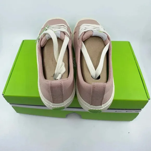 Cariuma Unisex Oca Low Sneaker Casual Shoes Lace-Up Mystic Rose Gold Pink 7/8.5