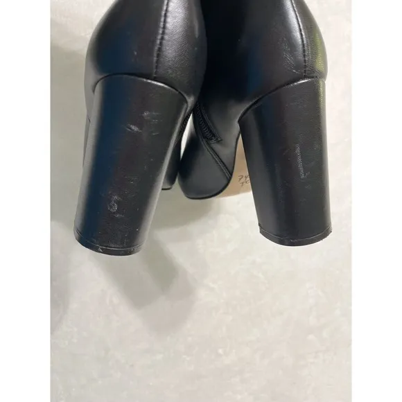 Carrano Leather Ankle Zip Boots Bootie Shoes - Black Size 6.5 - Made In Brazil