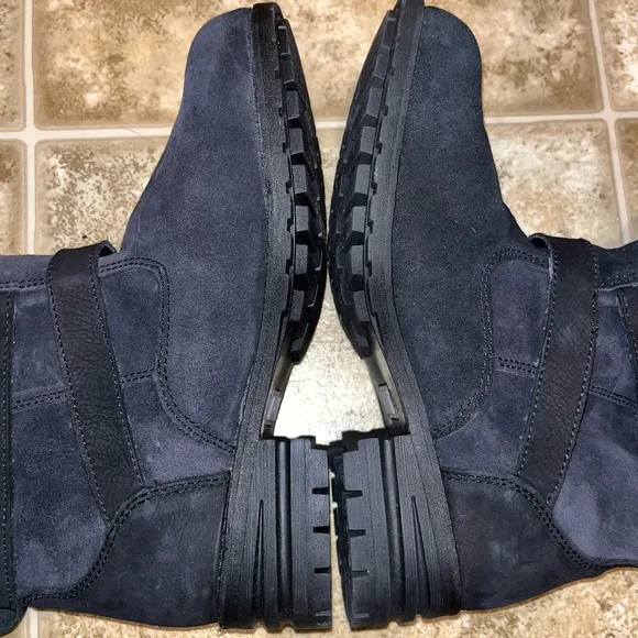CAT Caterpillar Women’s Black Suede Leather Buckle Winter Boots Sz-11