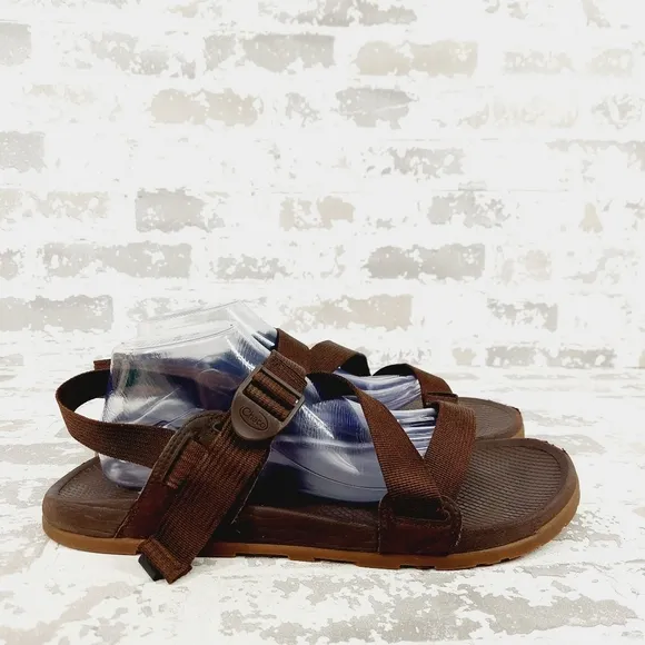Chaco Lowdown Monks Robe Brown Strappy Sandals D5