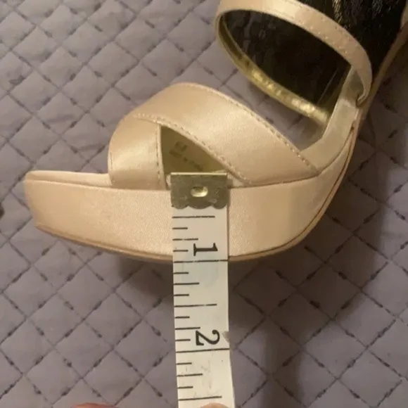 𝅺Charles by Charles David satin and lace sexy stiletto high heel shoes