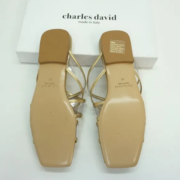 Charles David Womens Sandal Casual Slide Sandals EUR 38