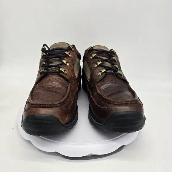 Chippewa Shoe Men's 10.5 M Vintage Moc Toe Hiking Boots Brown
