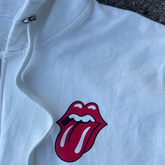 Chrome Hearts x Rolling Stones Full Zip Designer Hoodie