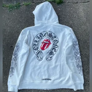 Chrome Hearts x Rolling Stones Full Zip Designer Hoodie