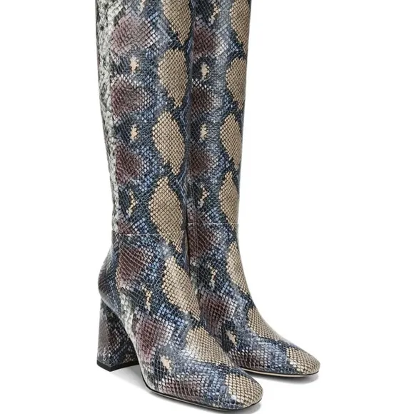 Clarem Boot SAM EDELMAN Embossed Snakeskin NWT retail $224.99
