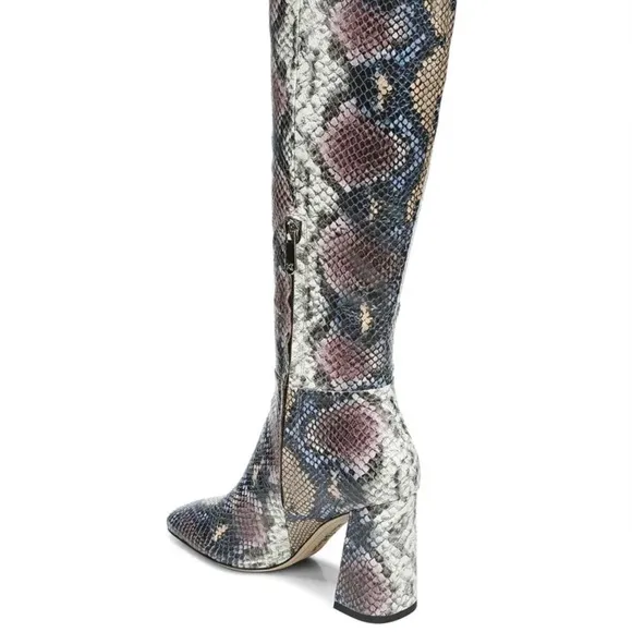 Clarem Boot SAM EDELMAN Embossed Snakeskin NWT retail $224.99