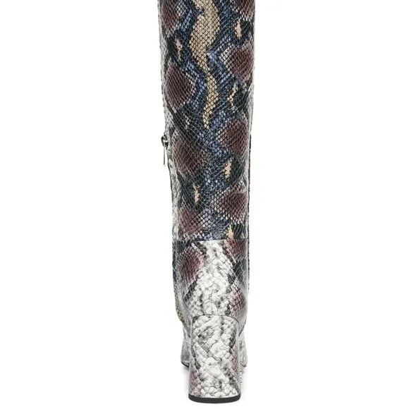 Clarem Boot SAM EDELMAN Embossed Snakeskin NWT retail $224.99